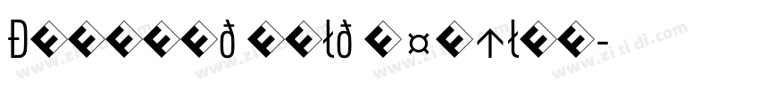 DINCond Bold Regular字体转换